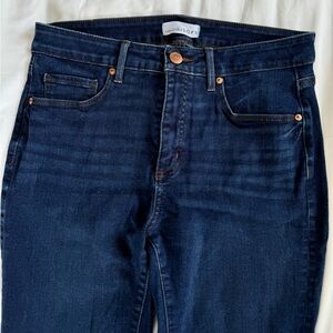 LOFT Curvy Skinny Crop Jeans